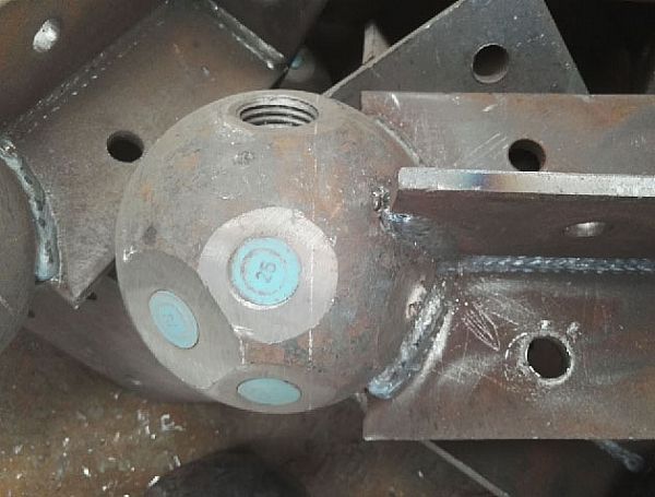 遵义螺栓球球塞，网架配件